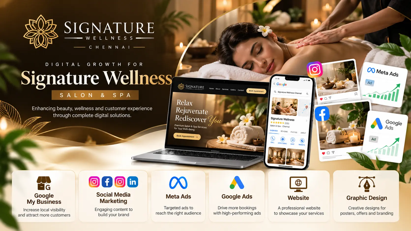 Signature Wellness case study – How Did We Help Signature Wellness Generate Spa Enquiries Online?