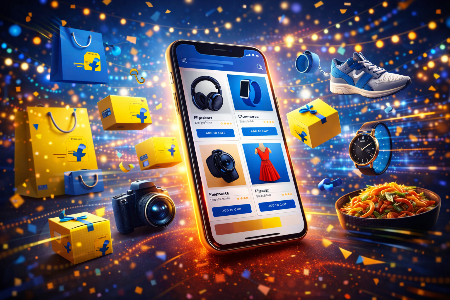 Flipkart Big Billion Days digital campaign showcasing festive shopping deals and discounts
