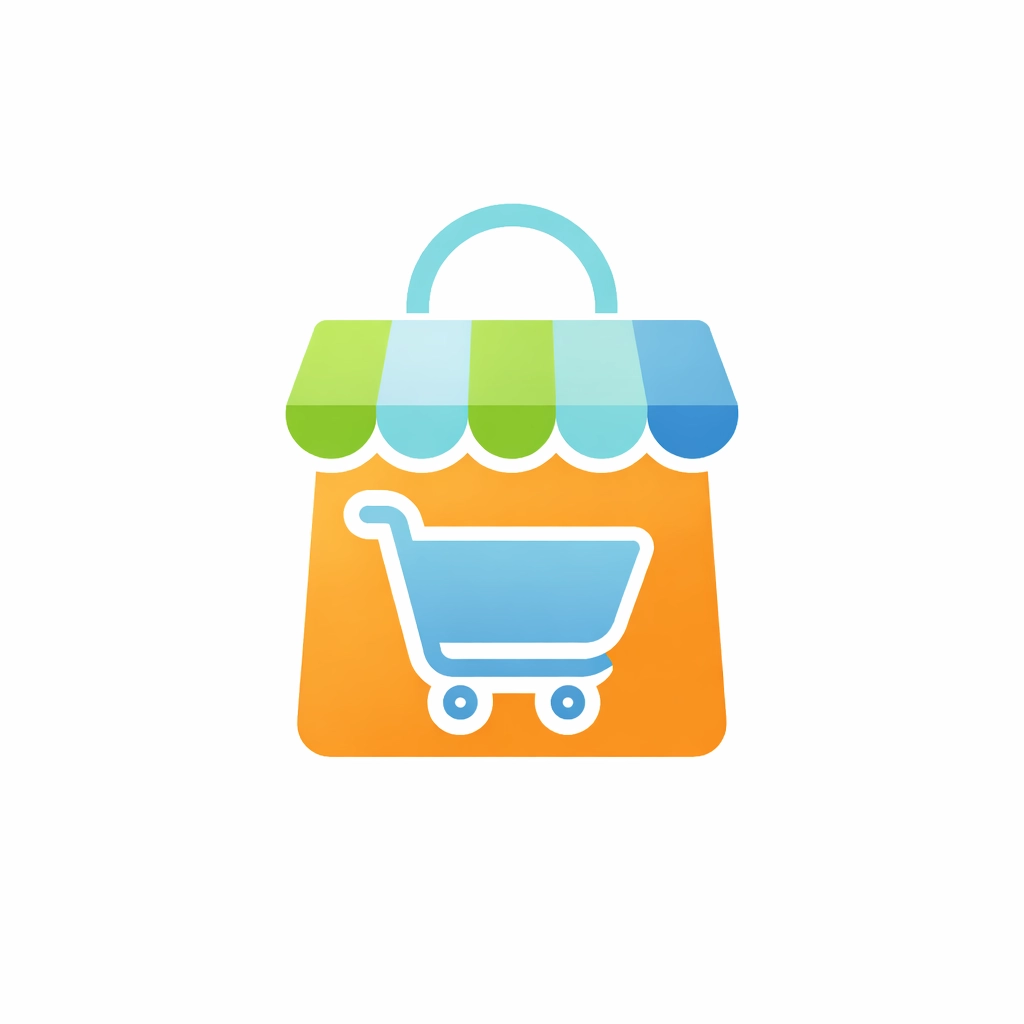 E-commerce and retail digital marketing services icon