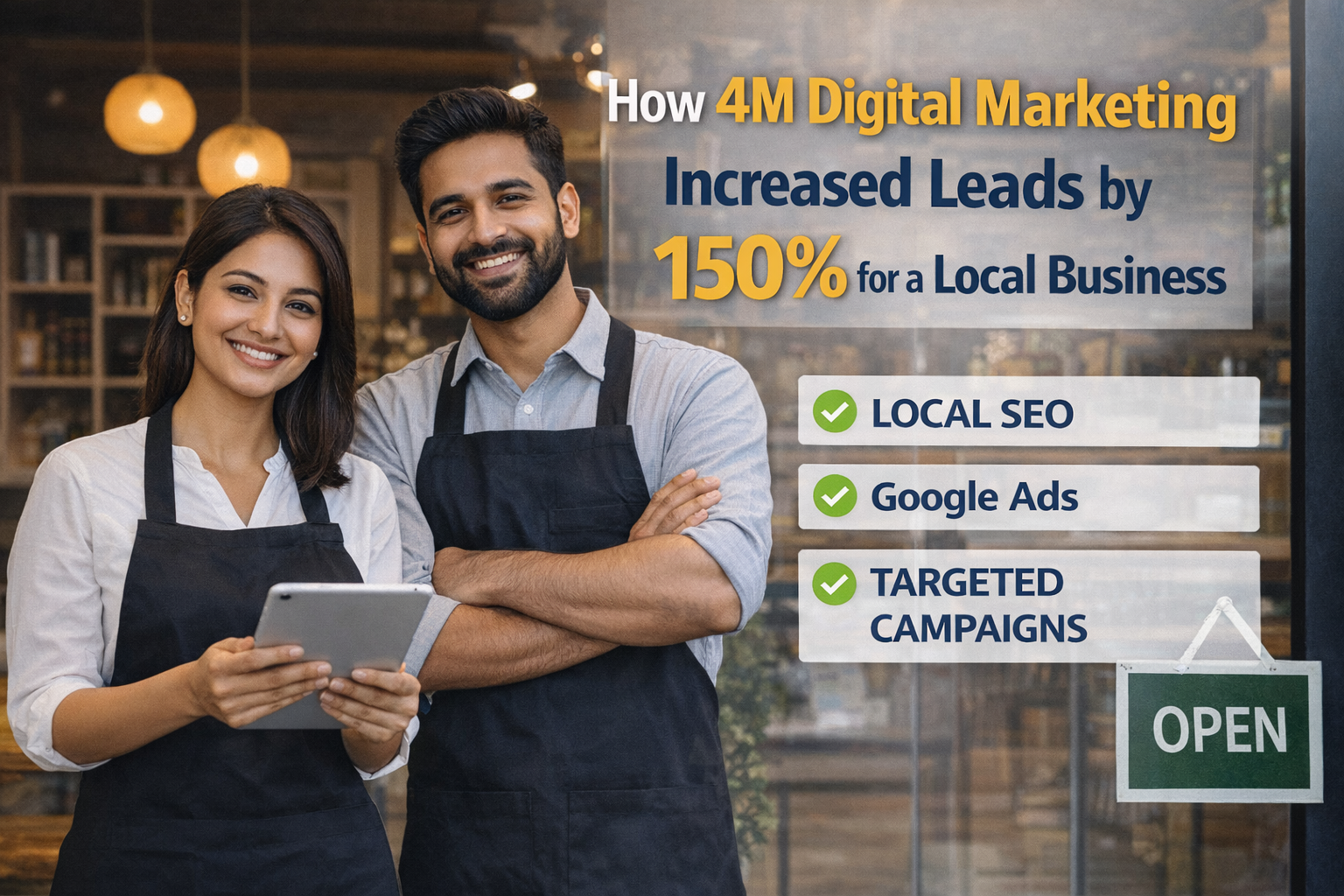 Lead generation case study showing 150 percent growth using digital marketing strategies