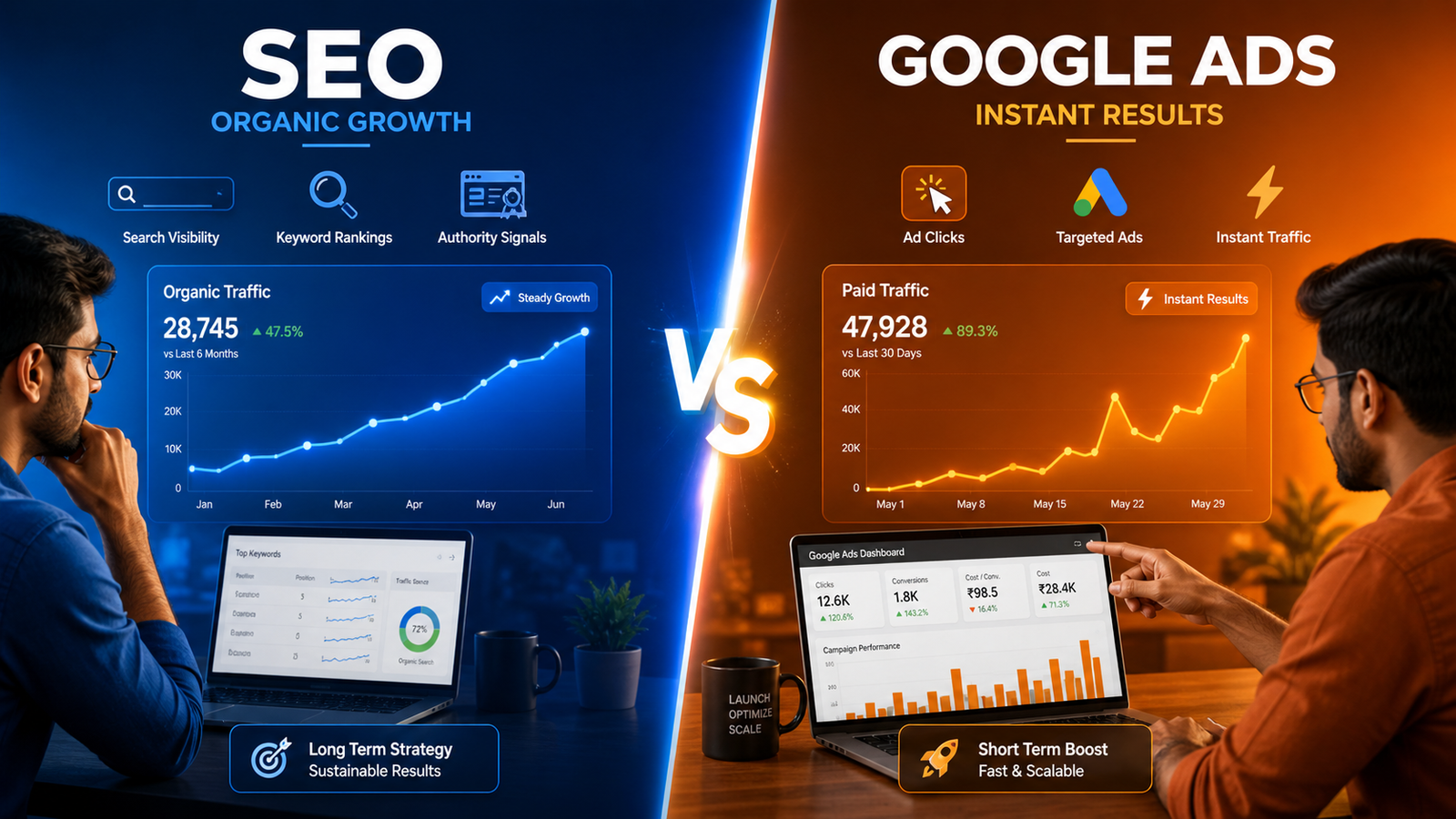 SEO vs Google Ads for Lead Generation