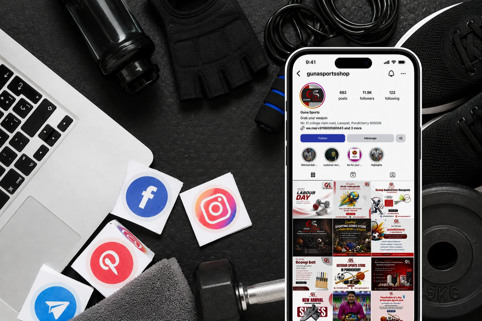 Guna Sports Social Media Management