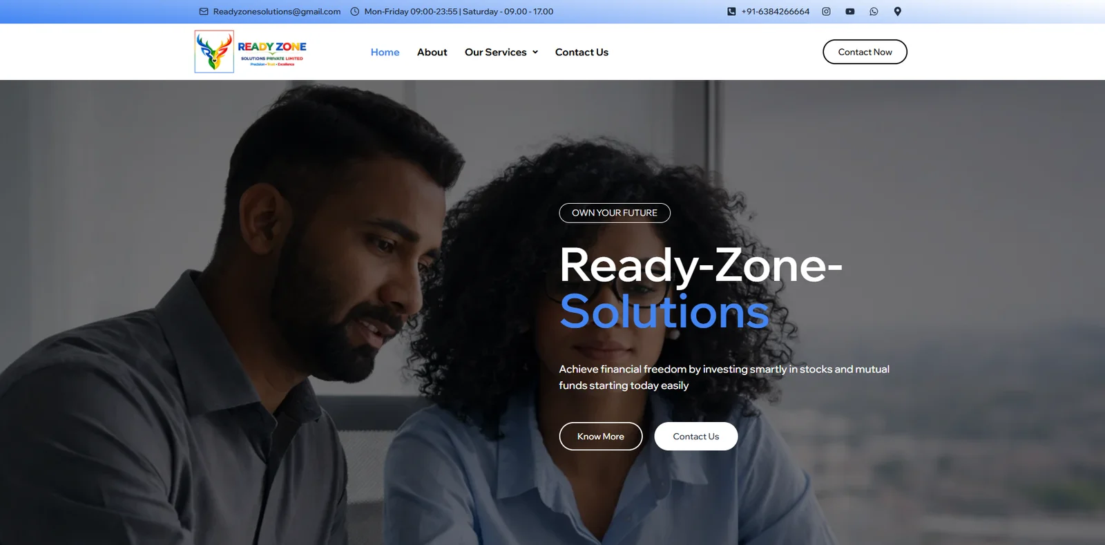 Ready Zone Solutions Website